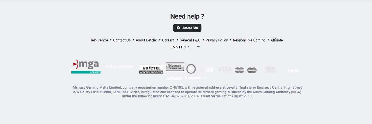 Betclic Casino Informations