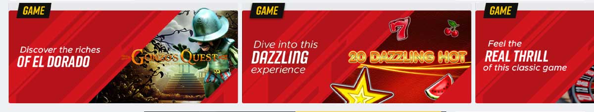 Betclic Casino Jeux