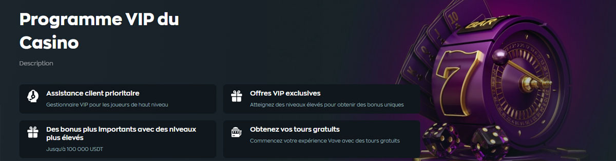 Programme VIP du Casino