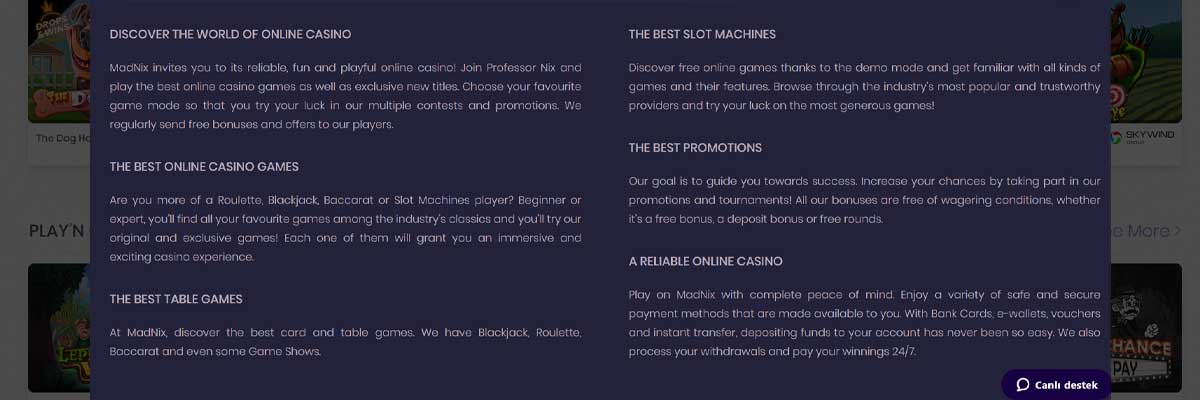 Madnix Informations