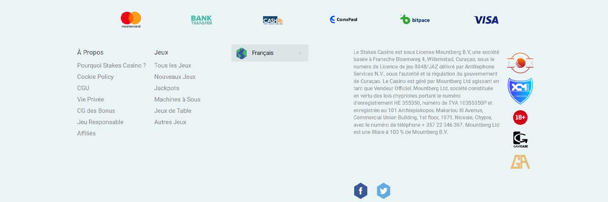 Stakes Informations