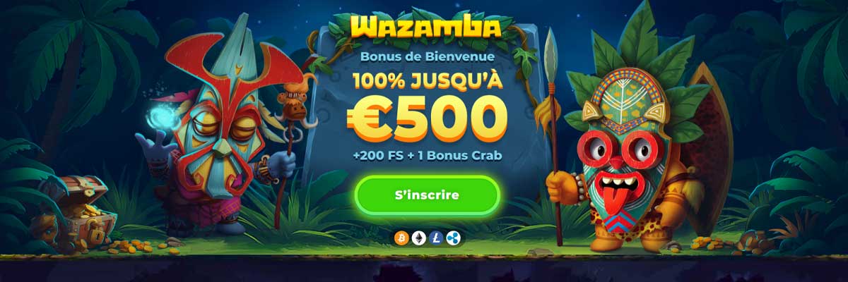 Wazamba Casino Bonus de Bienvenue