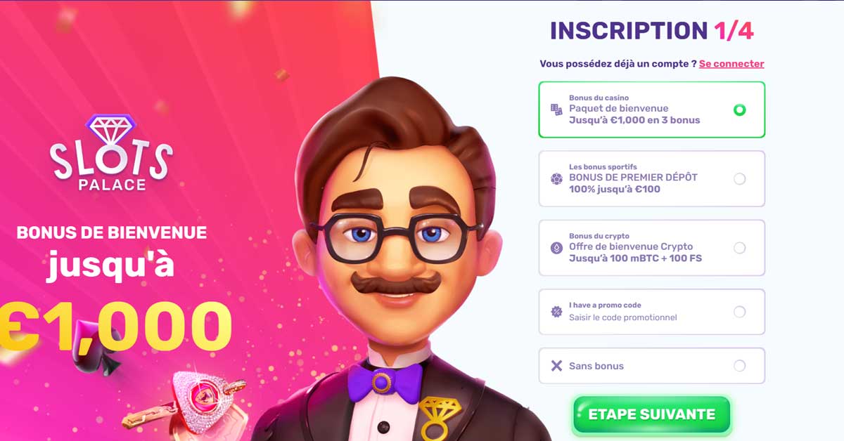 Sinscrire de casino