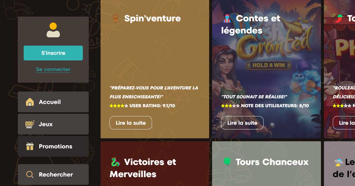 Bonus et promotions