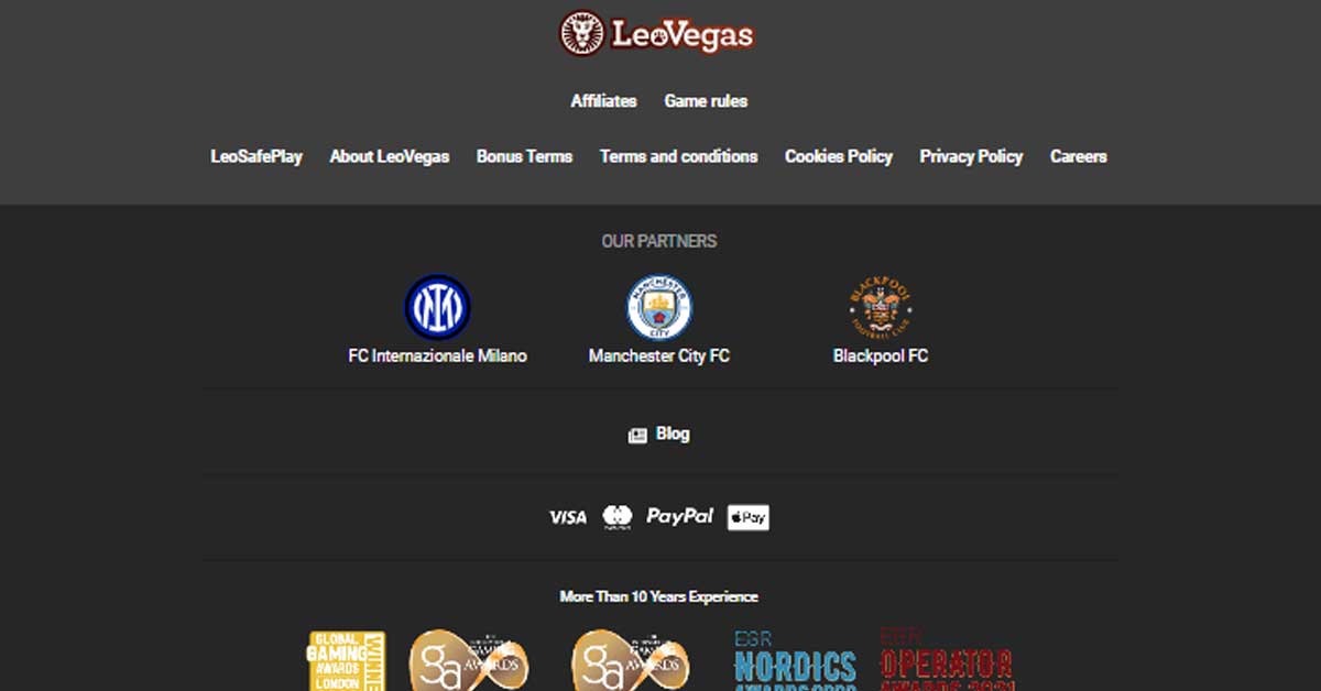 Informations de casino