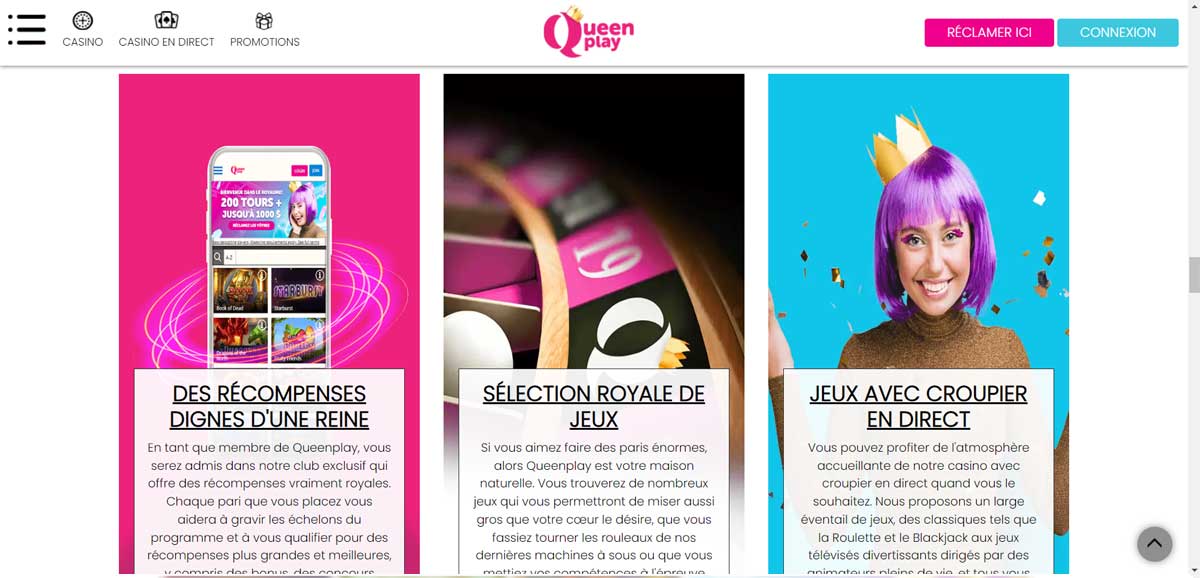 Informations de casino