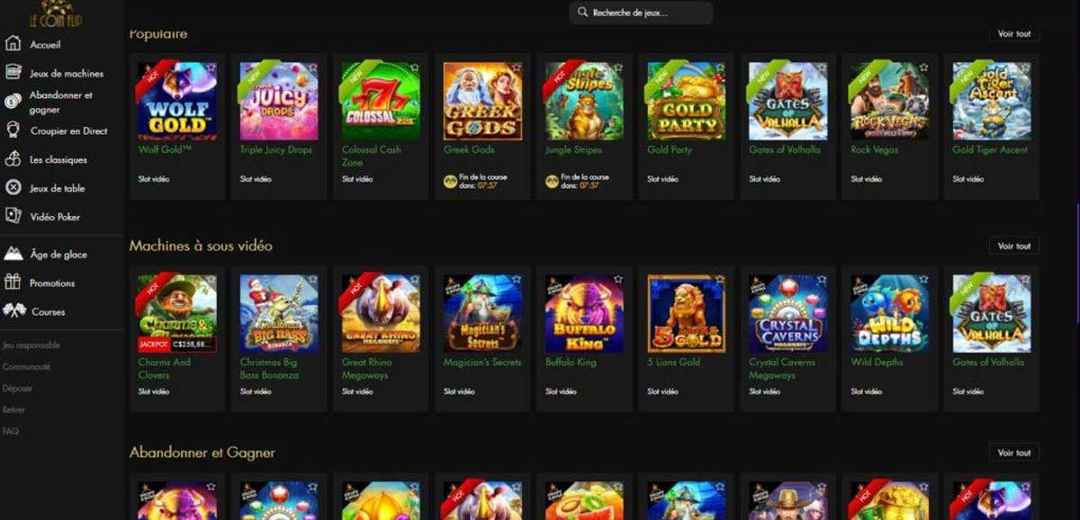 Jeux de casino
