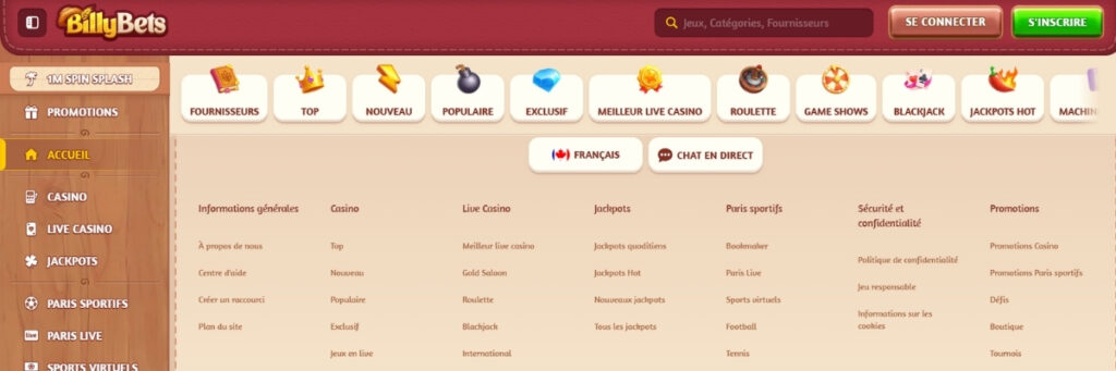 BillyBets Casino
