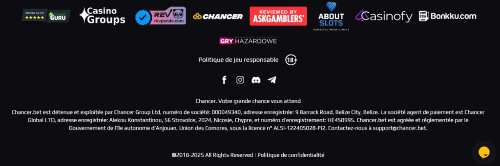 Chancer Bet Casino En Ligne