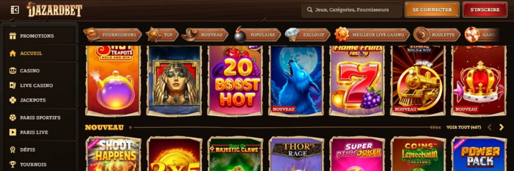 DazardBet Jeux