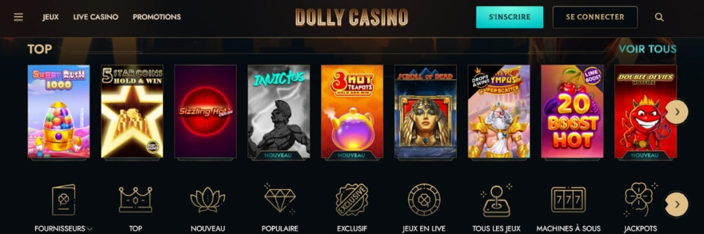 Dolly Casino Jeux