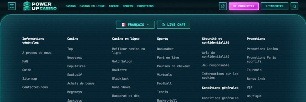 Power up casino en ligne