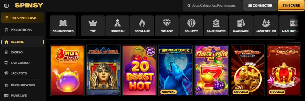 Spinsy Jeux