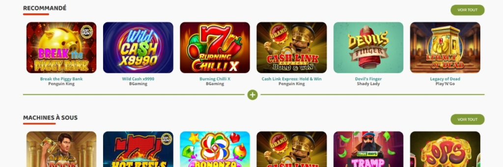 Yaa Casino Jeux